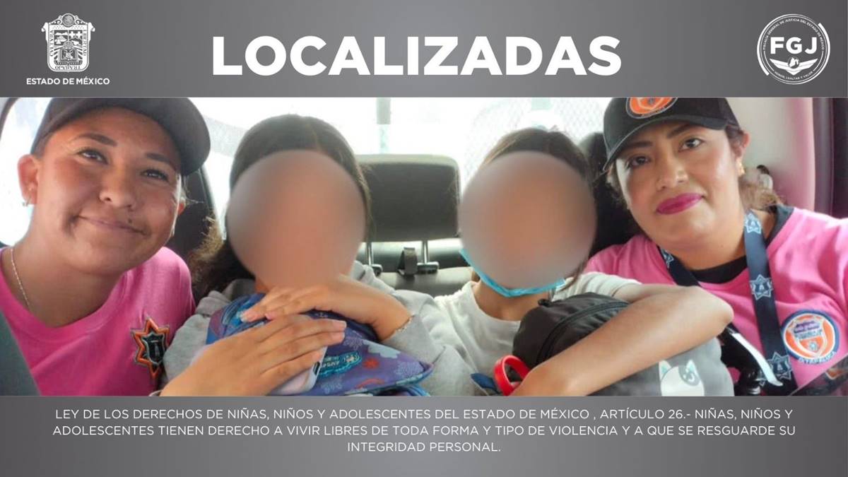 Ixtapaluca: Localizan a las dos menores de edad reportadas como desaparecidas