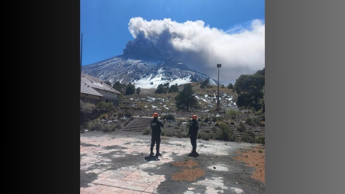 Amecameca: en alerta por actividad del Popocatépetl