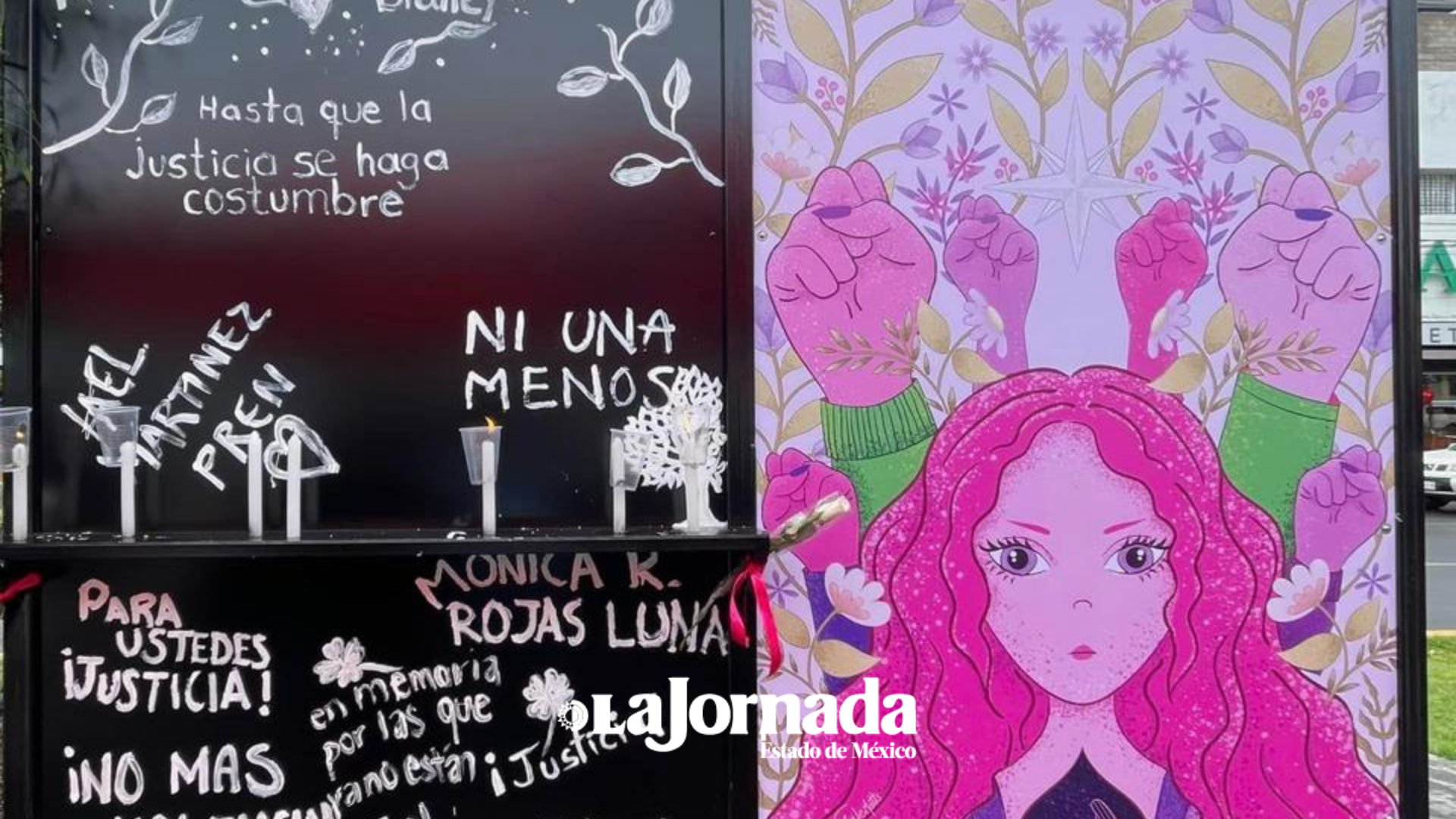 Nezahualcóyotl: Instalan memorial en homenaje a las víctimas de feminicidio