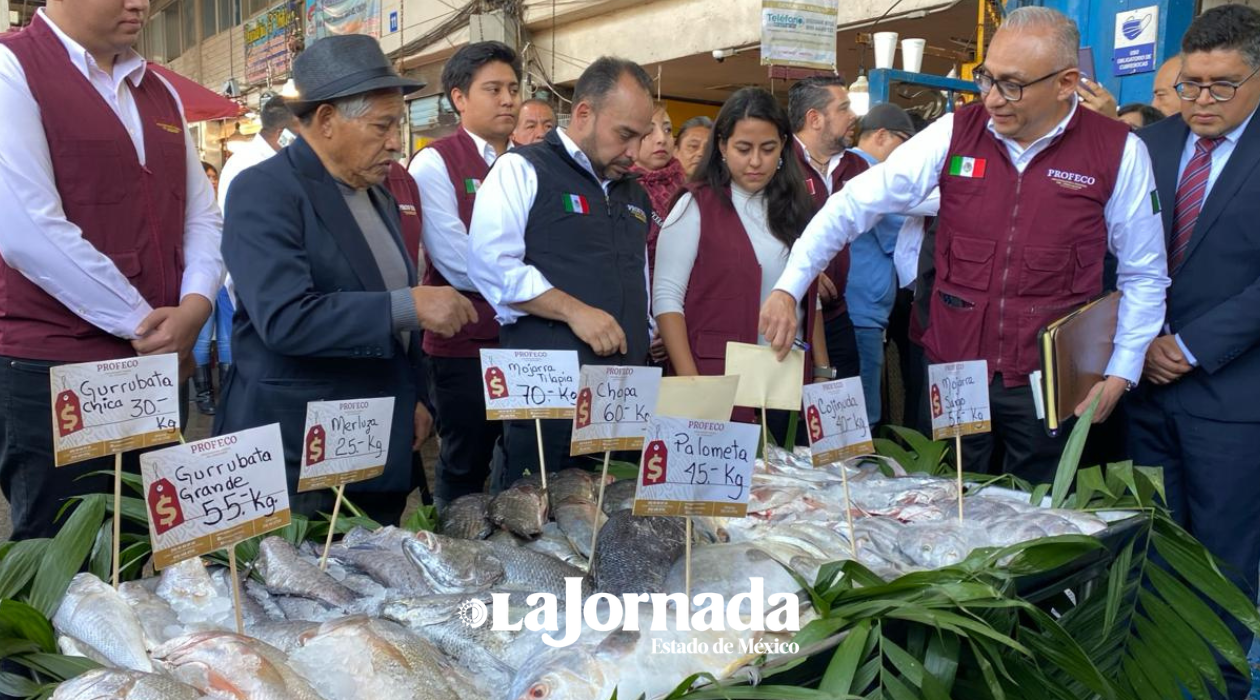 Profeco inicia operativos por Cuaresma 2024, en mercado la Nueva Viga