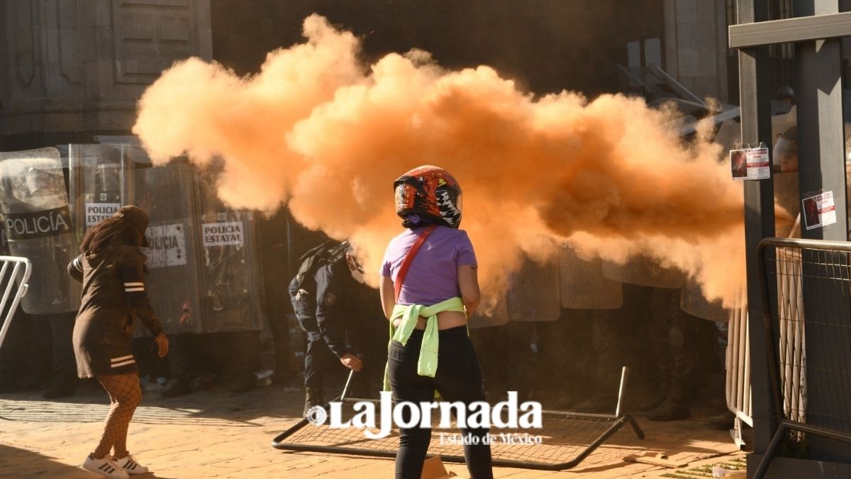 8M: Incidentes ocurridos durante marchas en Toluca