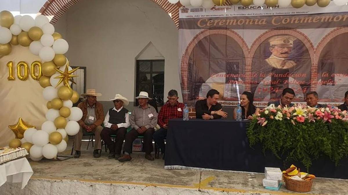 Almoloya de Juárez: Celebran 100 años de fundación de la escuela General Felipe Ángeles