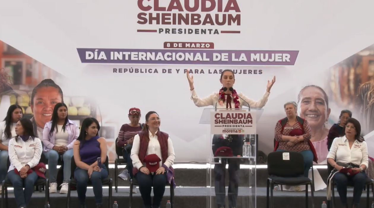 Claudia Sheinbaum en Tultitlán, se compromete a mejorar calidad de vida de mujeres