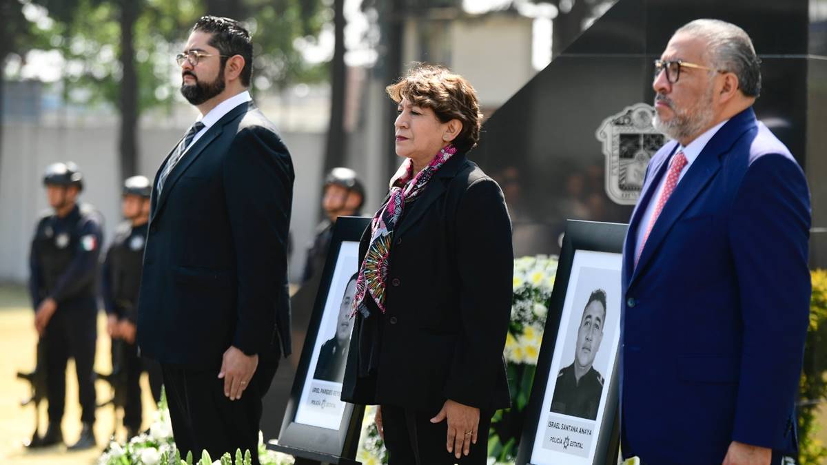 Edomex: Rinden homenaje a policías caídos en cumplimiento de su deber