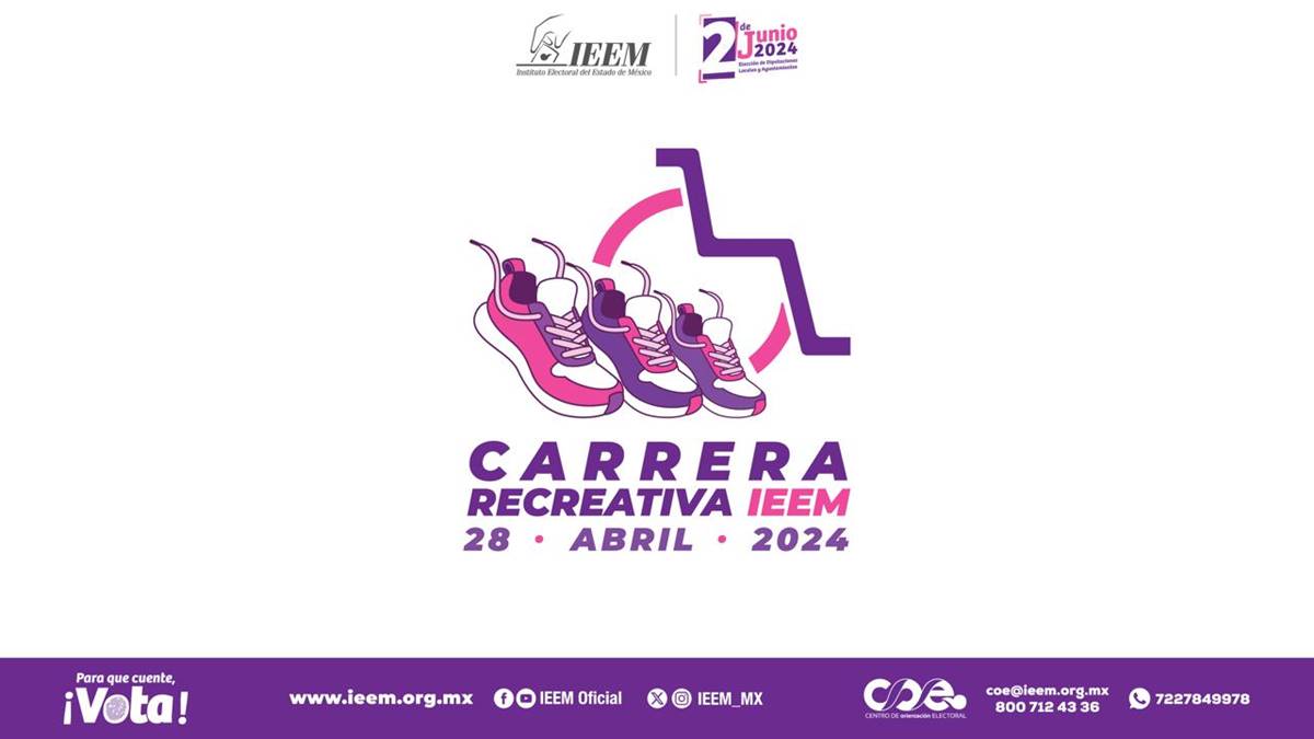 IEEM prepara la carrera recreativa de tres y cinco kilómetros