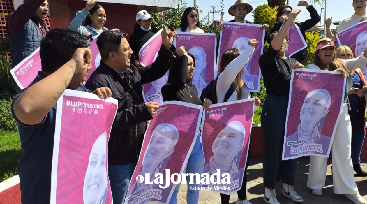 Neza: “Jóvenes por la Primera” inician actividades en apoyo a Sheinbaum