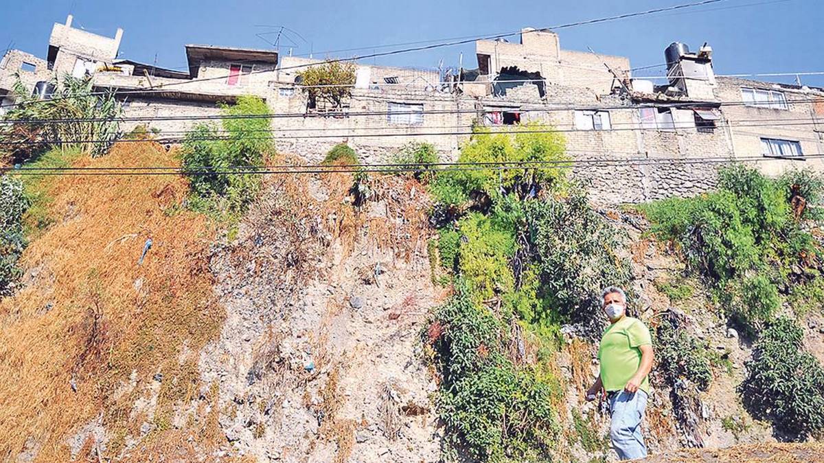 Laderas en Chimalpa, un riesgo para la población