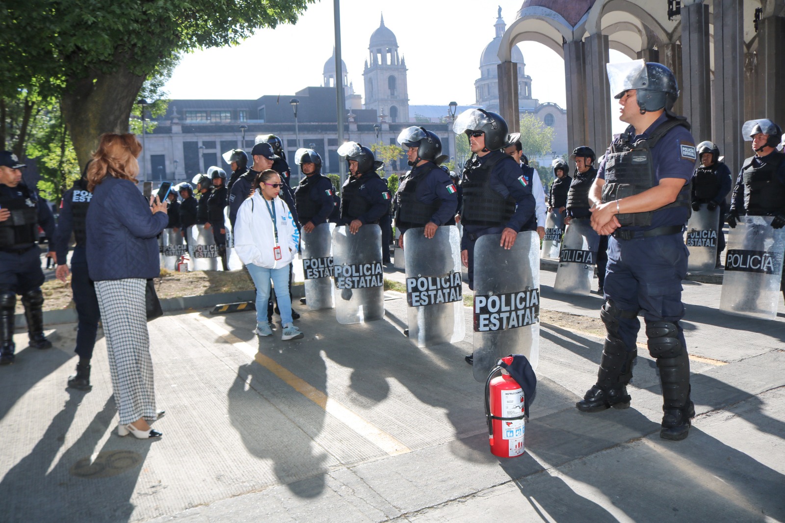 Toluca: Intensifican la vigilancia por la marcha del 8M