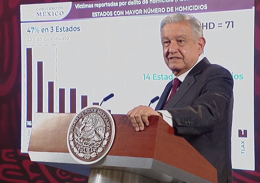 En Guanajuato los homicidios están fuera de control: AMLO