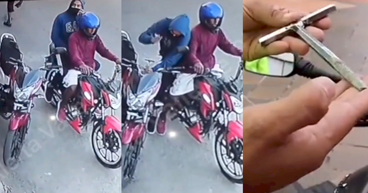 Captan en VIDEO modus operandi de roba motos en Valle de Chalco