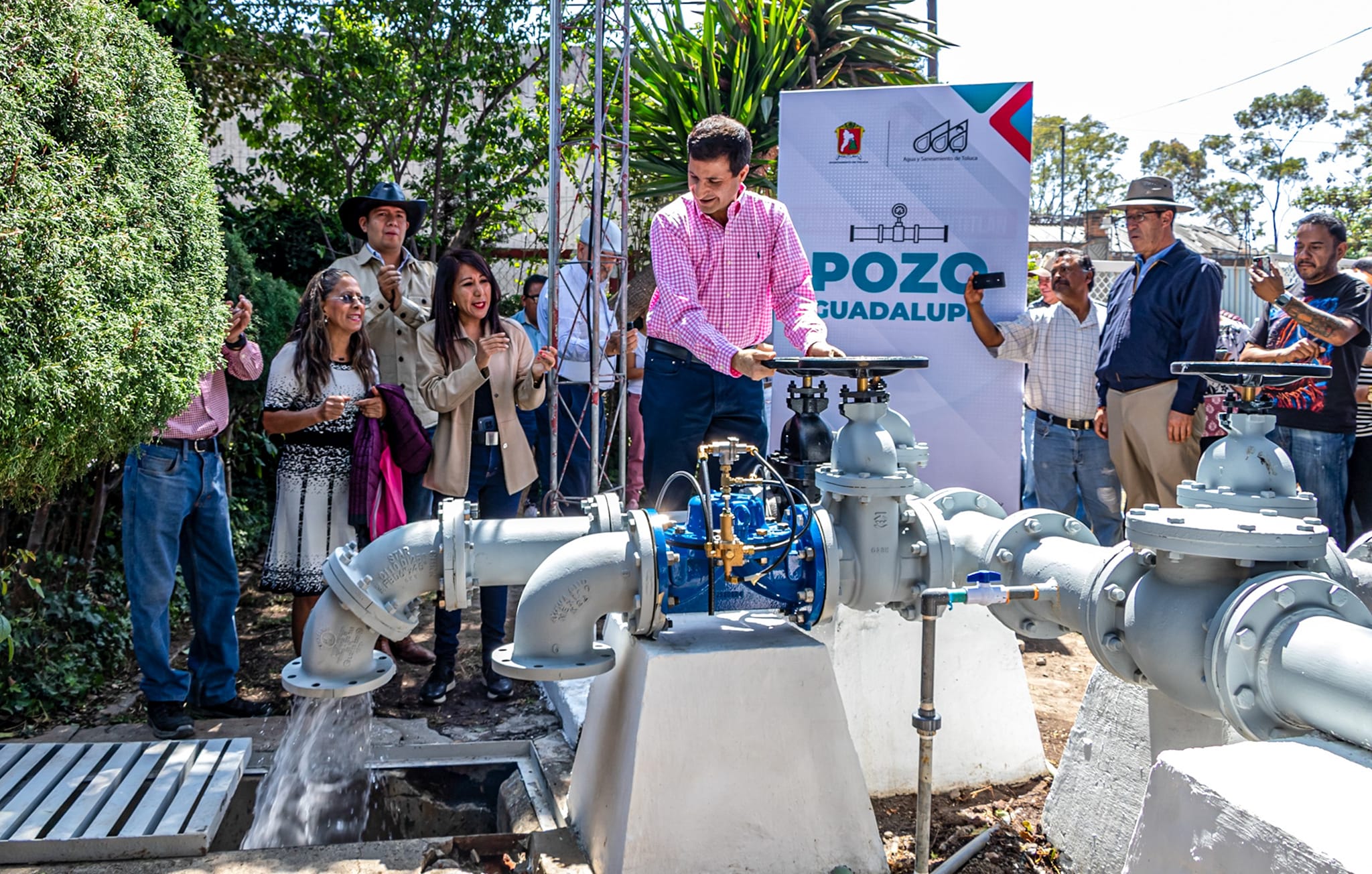 ¡Agua para Toluca! Rehabilitan Pozo Guadalupe en la Maquinita