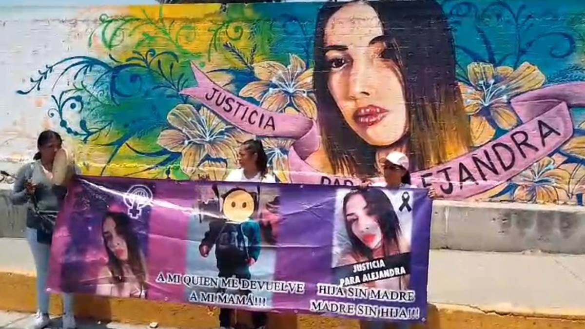 Ixtapaluca: Develan mural para exigir justicia Alejandra, victima de feminicidio