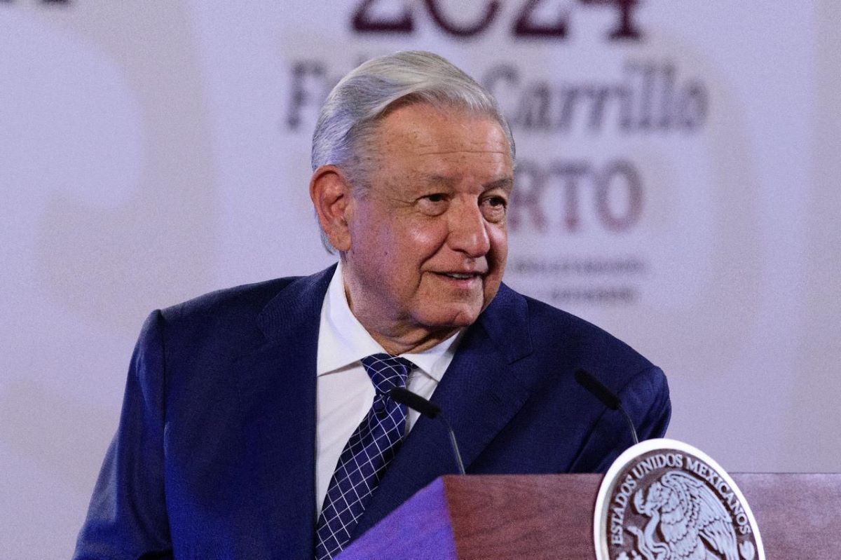 El presidente Andrés Manuel López Obrador, pese a que no quiso pronunciarse del todo sobre el tema, comentó que el próximo fin de semana será más que una elección de candidatos. Foto: Presidencia.