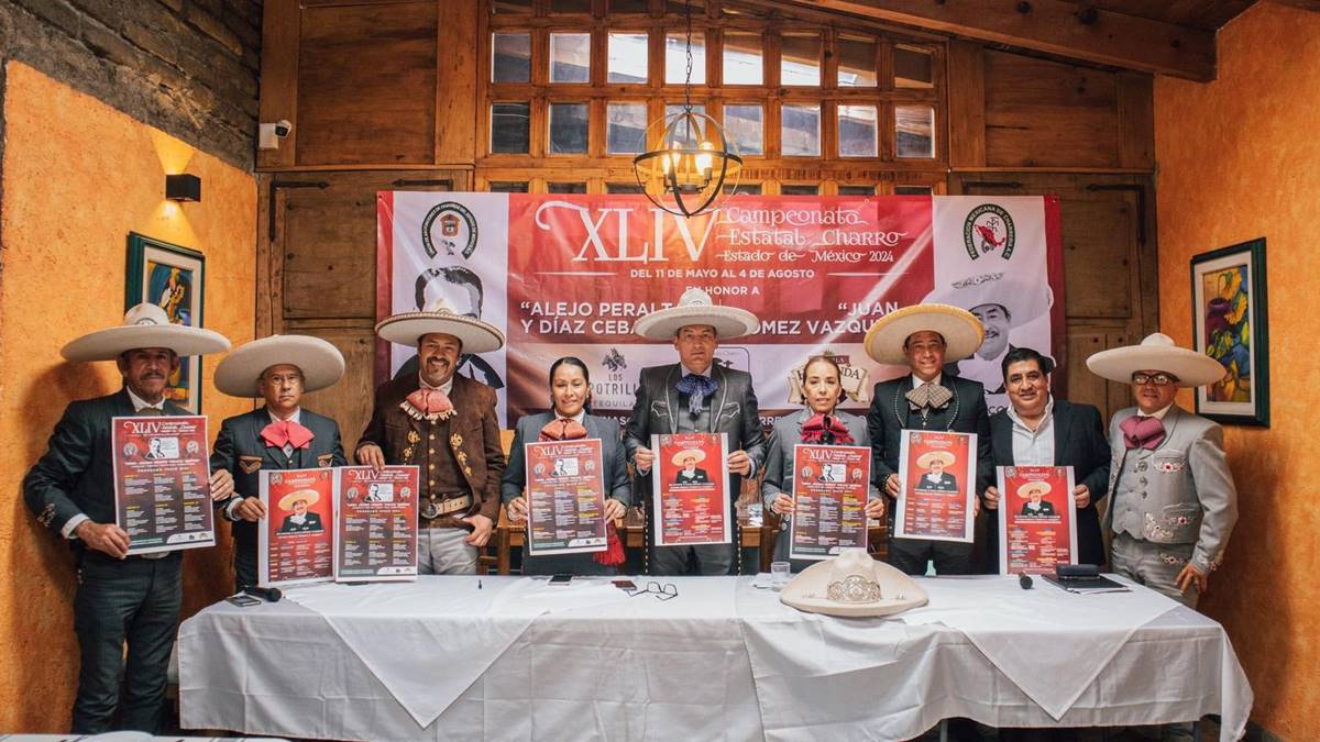 Jilotepec y Texcoco serán sedes paralelas del Campeonato Estatal Charro