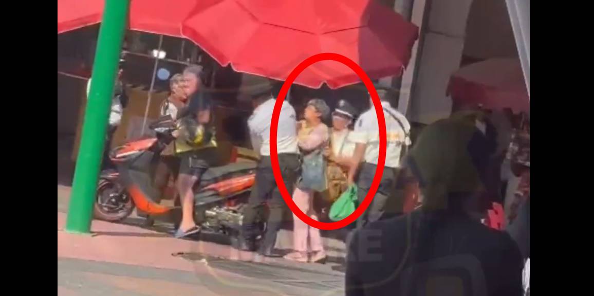 Video: Policías de Toluca le echan montón a señora de la tercera edad y la golpean