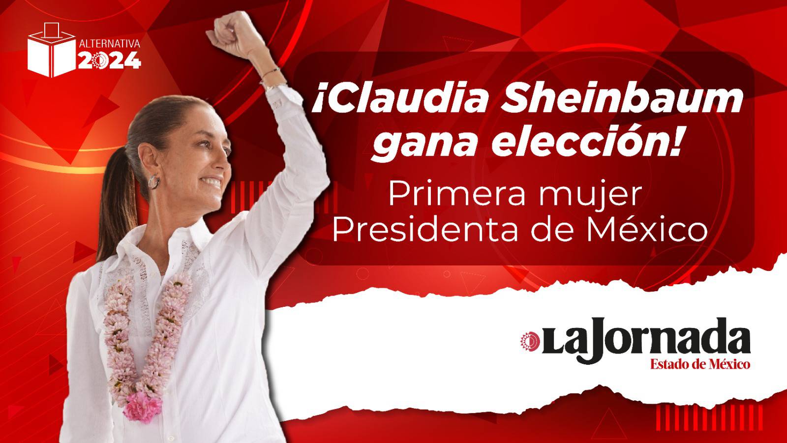 Claudia Sheinbaum, primera mujer presidenta de México: INE