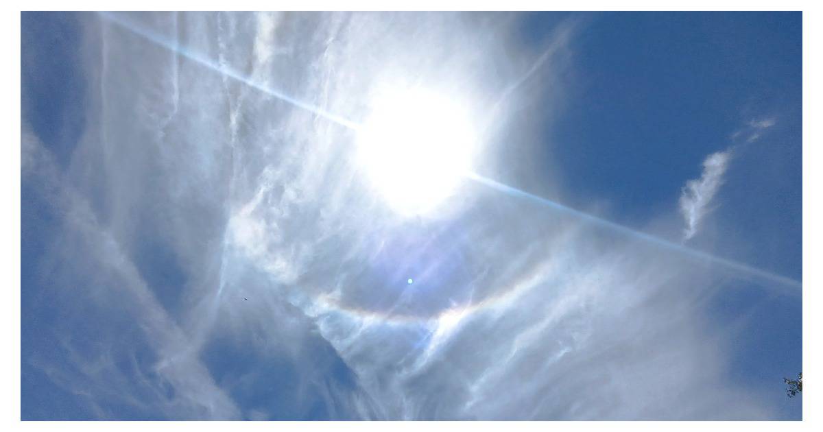 Halo Solar ilumina el cielo del EDOMEX y CDMX