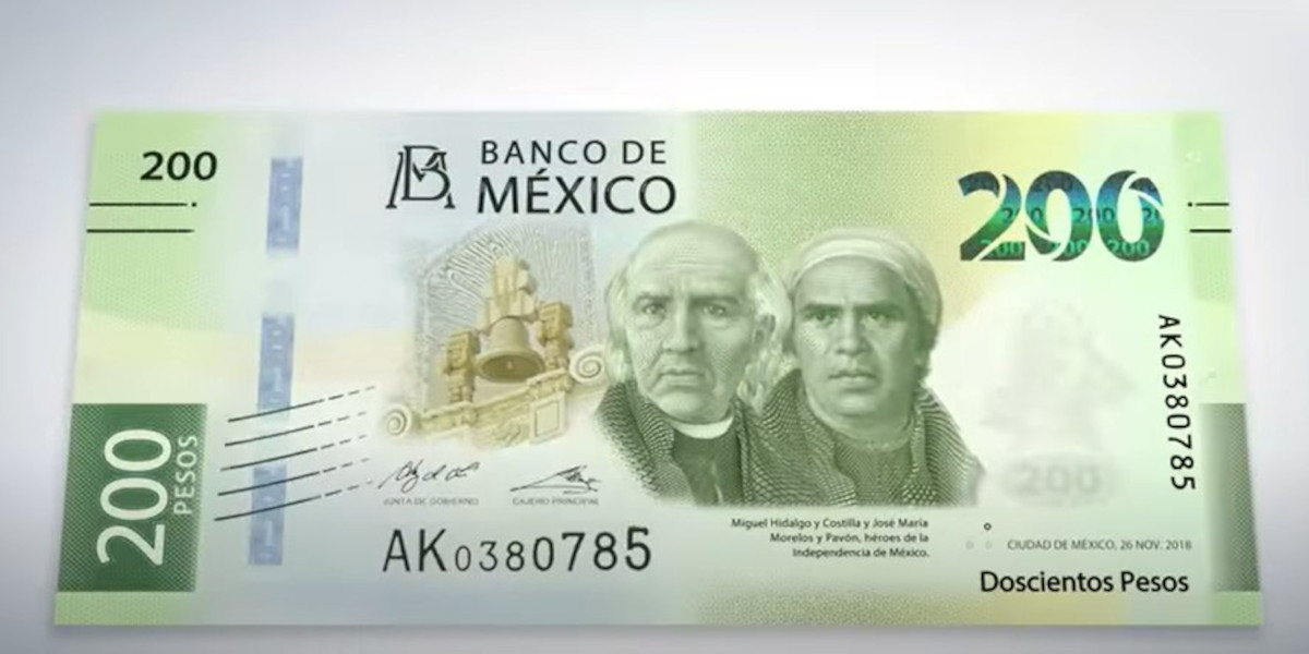 Así es el nuevo billete de 200 pesos que lanzó Banxico