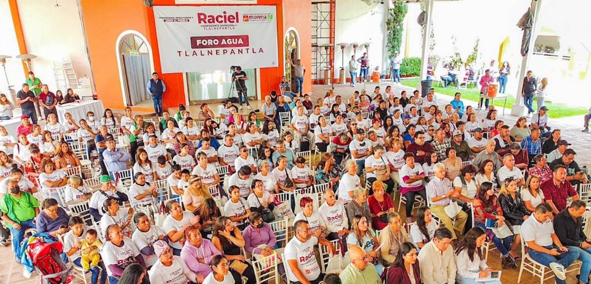 Trabajaré con Claudia Sheinbaum un proyecto en materia hídrica para Tlanepantla: Raciel Pérez