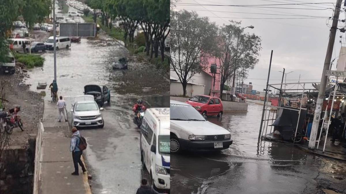 PC Edoméx reporta afectaciones por lluvias en seis municipios del Valle de México