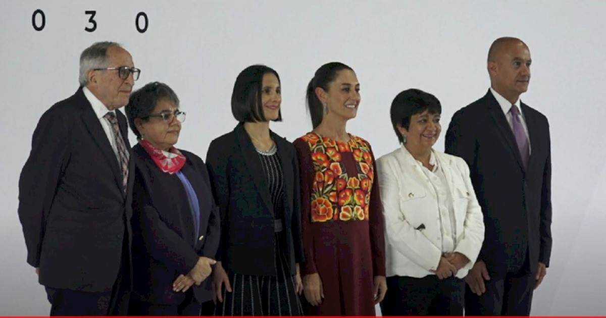 Sheinbaum presenta a otros cinco integrantes de su gabinete; dos de ellos siguen trabajando con AMLO