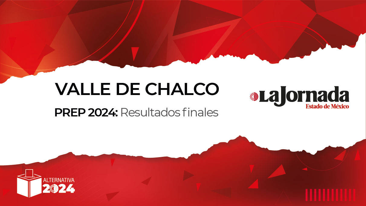 Finaliza PREP 2024: Así quedaron los porcentajes en Valle de Chalco