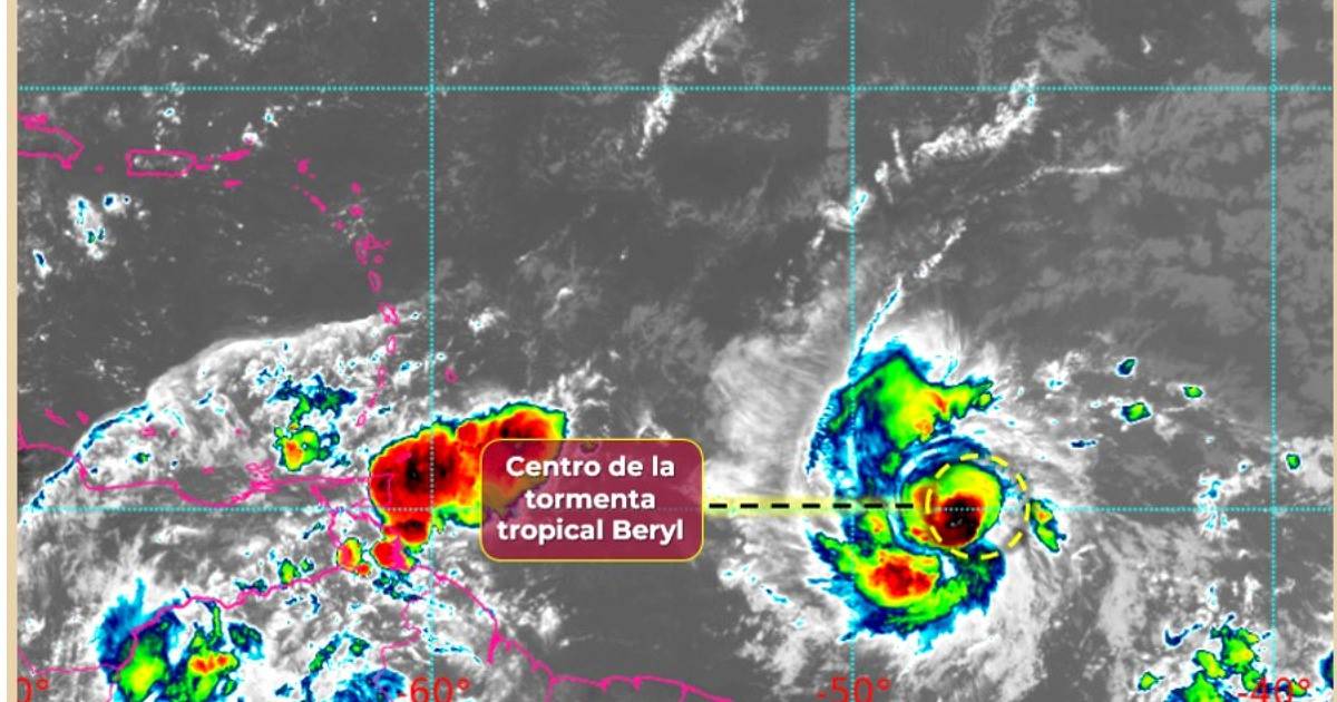 ‘Beryl’ ya es tormenta tropical; se podría convertir en huracán