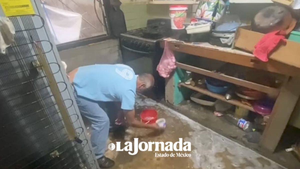 Chimalhuacán: familias pierden patrimonio por inundación