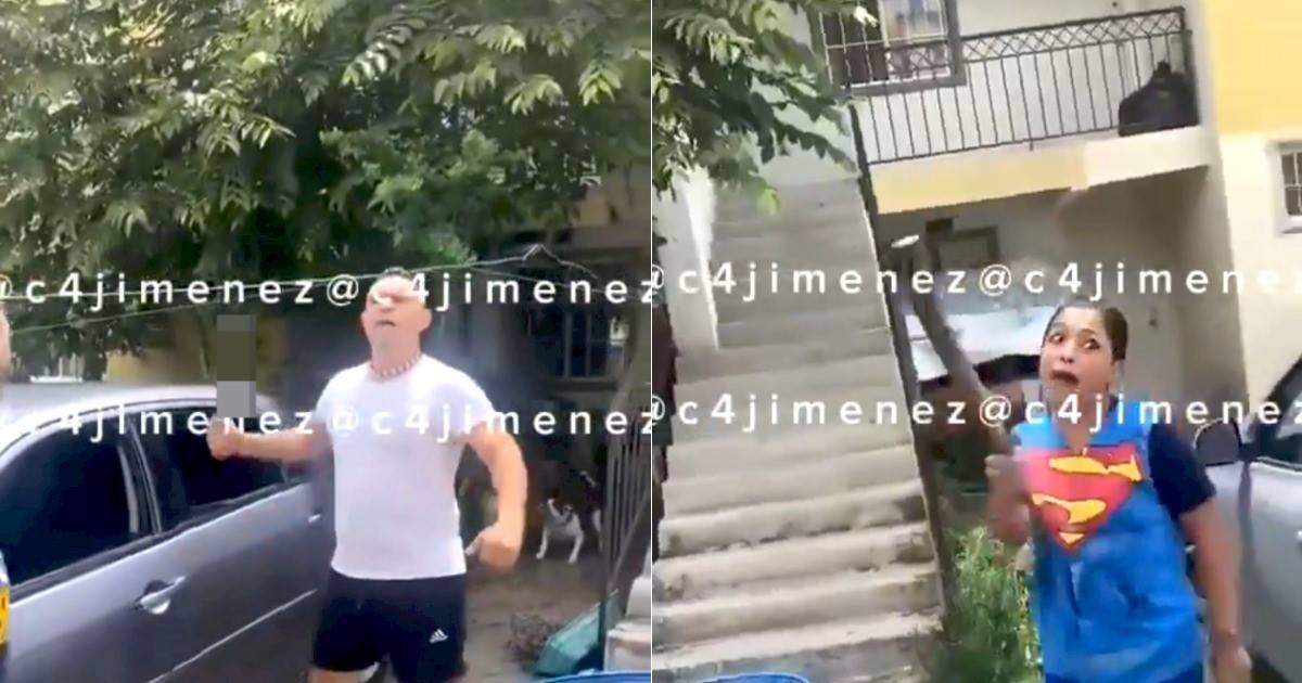 VIDEO: Vecinos resuelven pleito a machetazos; uno casi pierde la mano