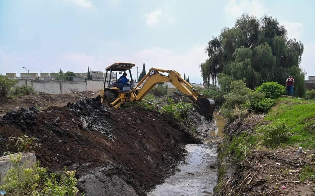 Chalco: Conagua y CAEM limpian ríos y canales