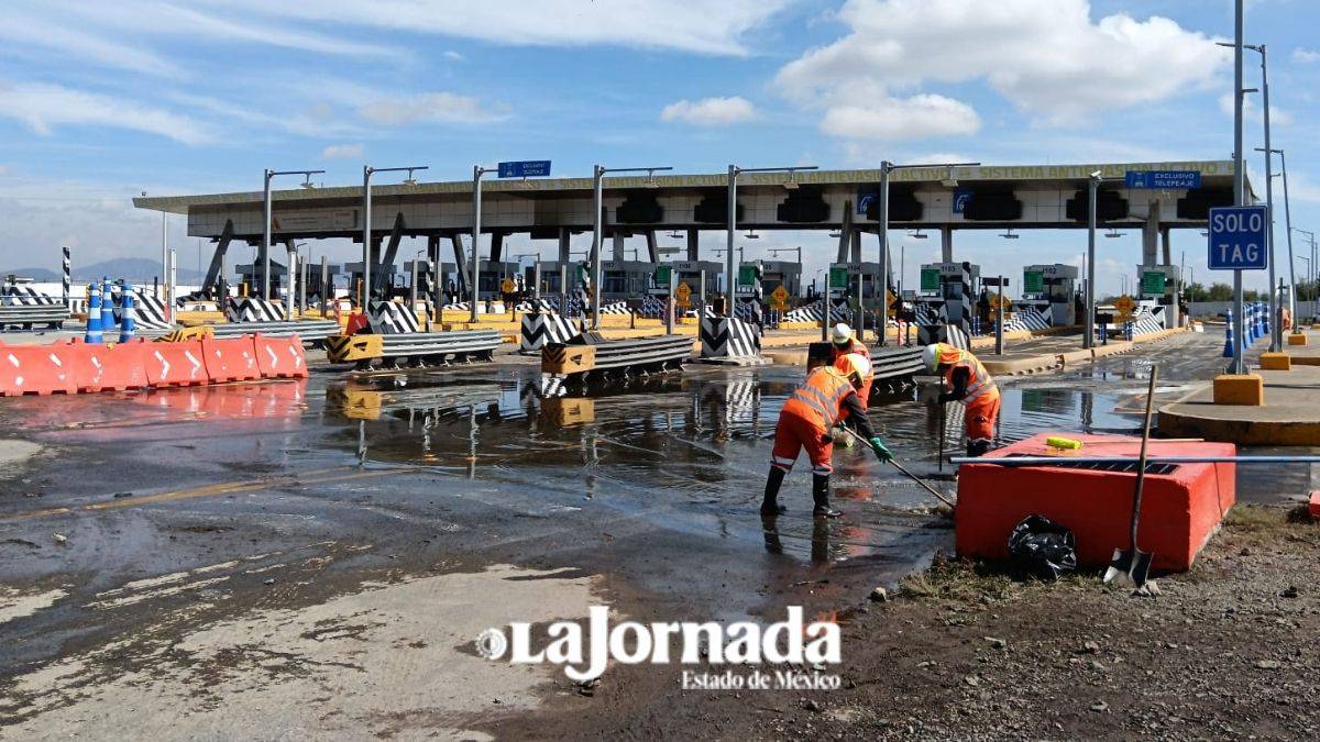 Caos vial en límites de CDMX y Edomex por cierre en Circuito Exterior Mexiquense