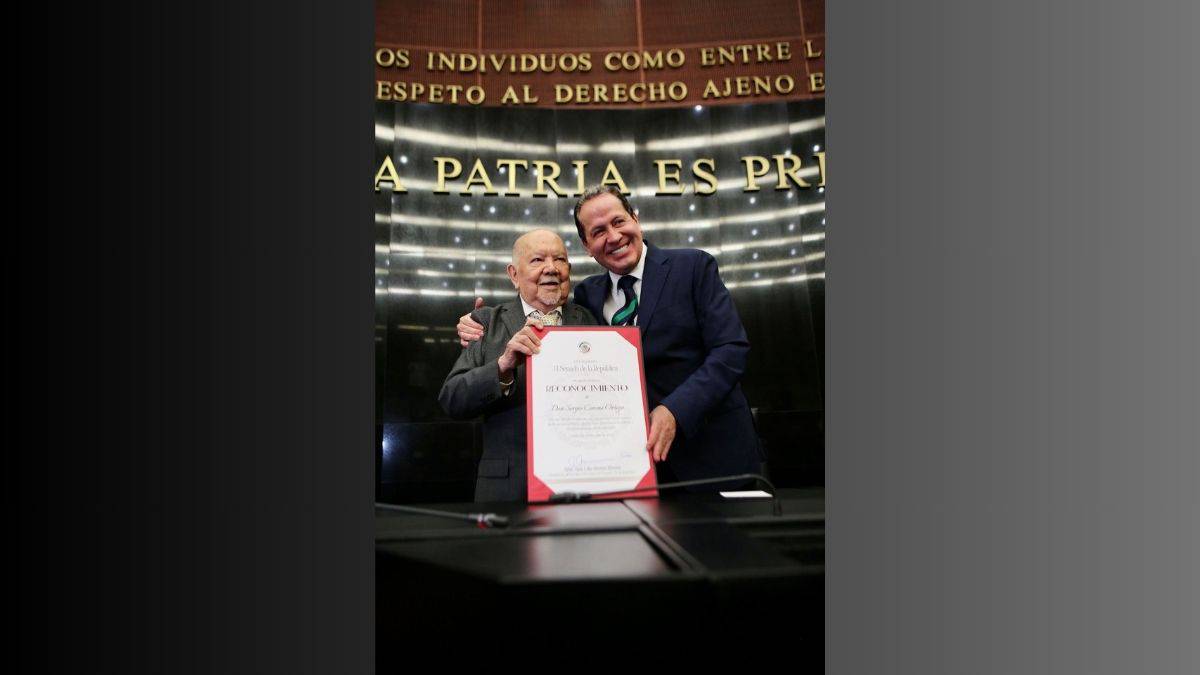 Senado rinde homenaje a Sergio Corona