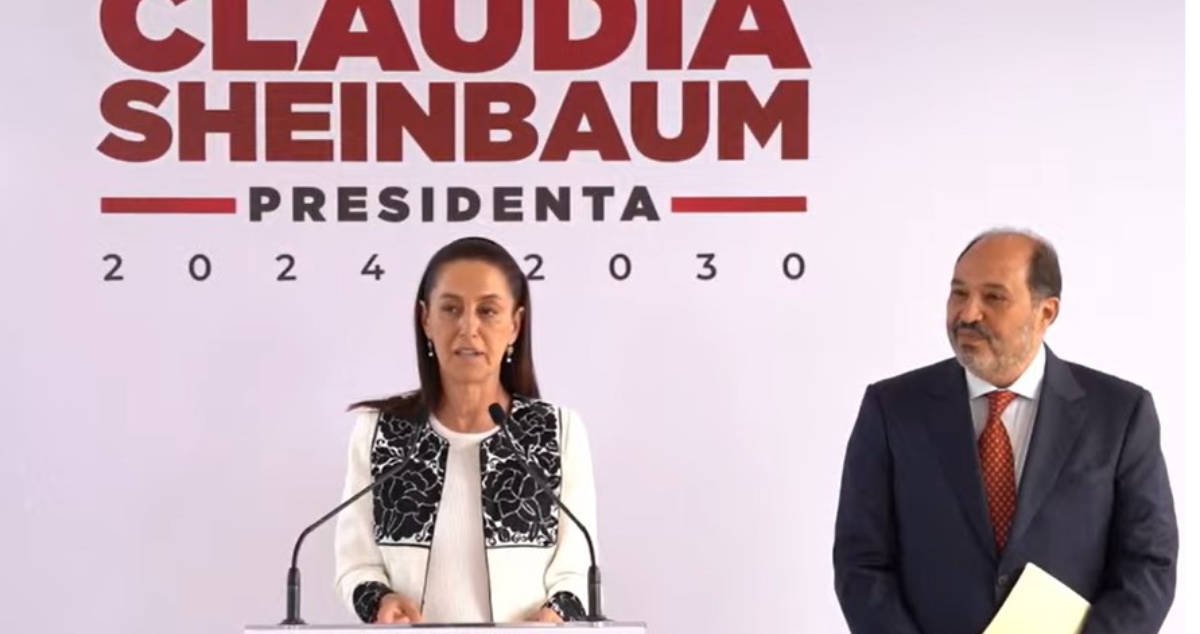 Claudia Sheibaum presenta a Lázaro Cárdenas Batel como Jefe de Oficina de la Presidencia