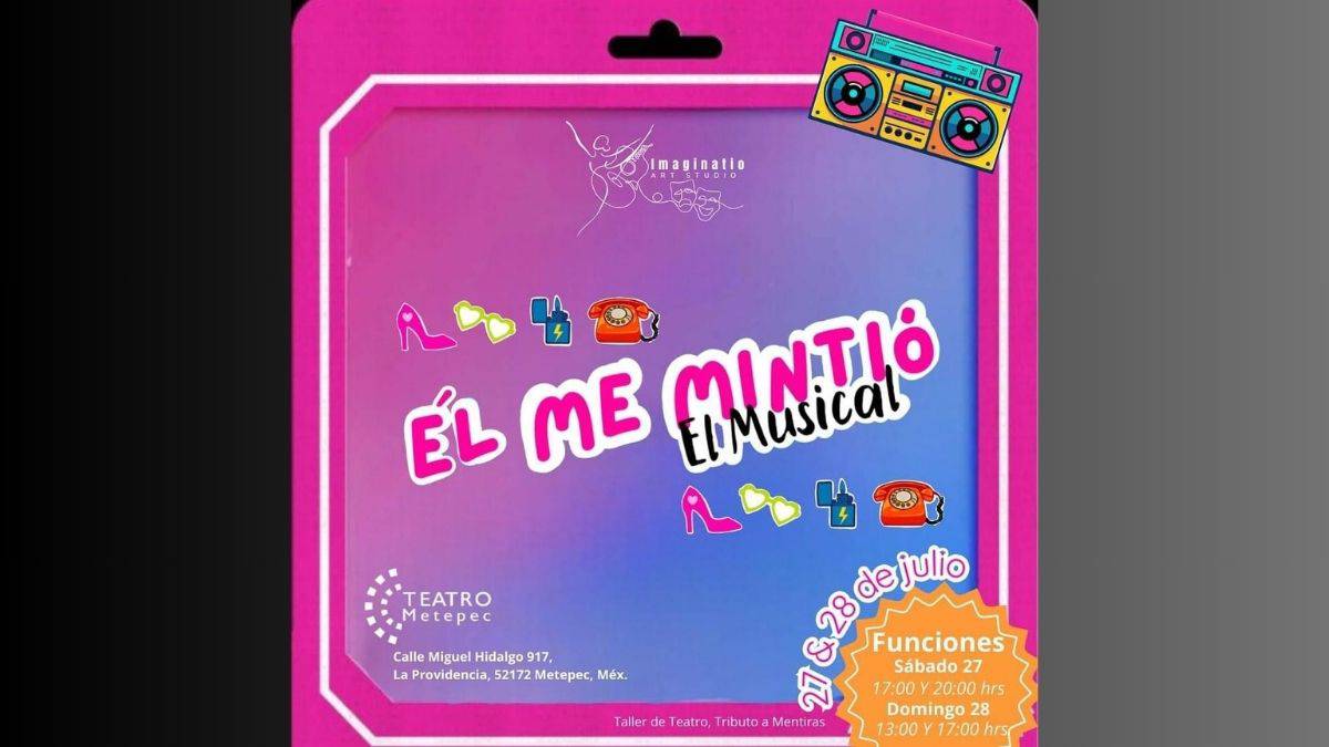 Talento local presentará musical “Él me mintió” en el Teatro Metepec