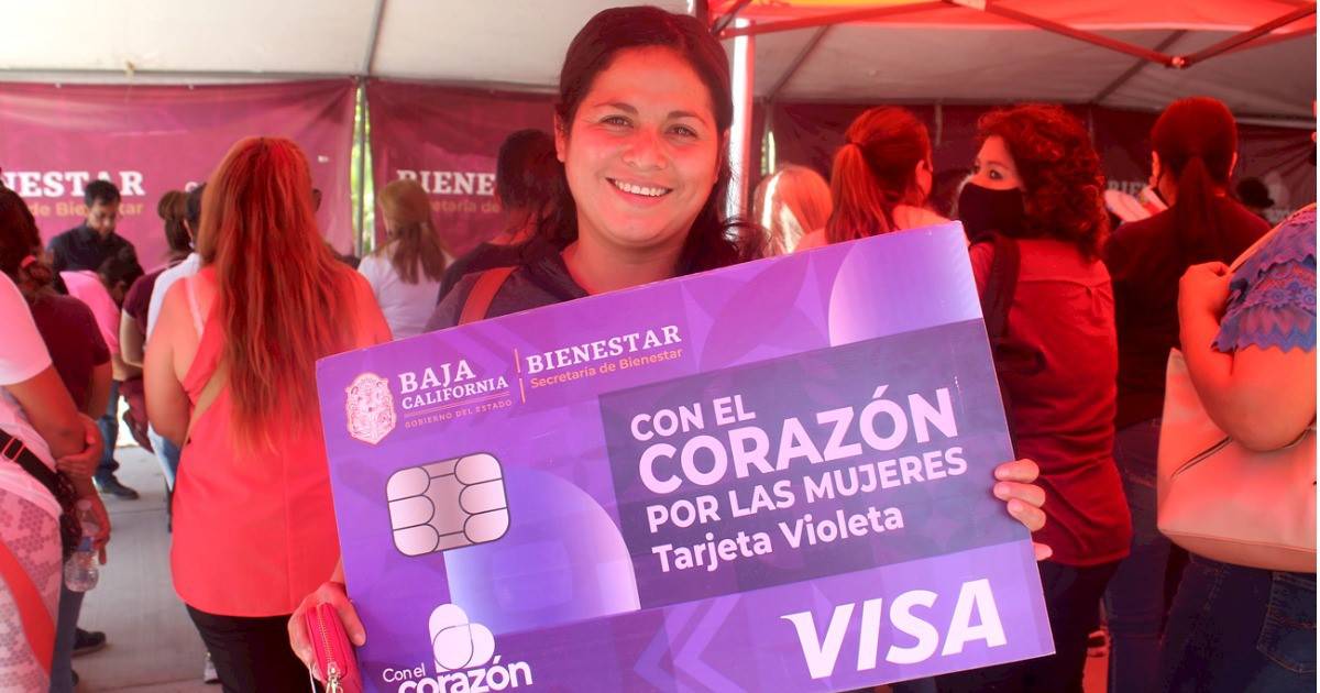 Tarjeta violeta: Estos son los ESTADOS y FECHAS para que te inscribas a este programa del Bienestar