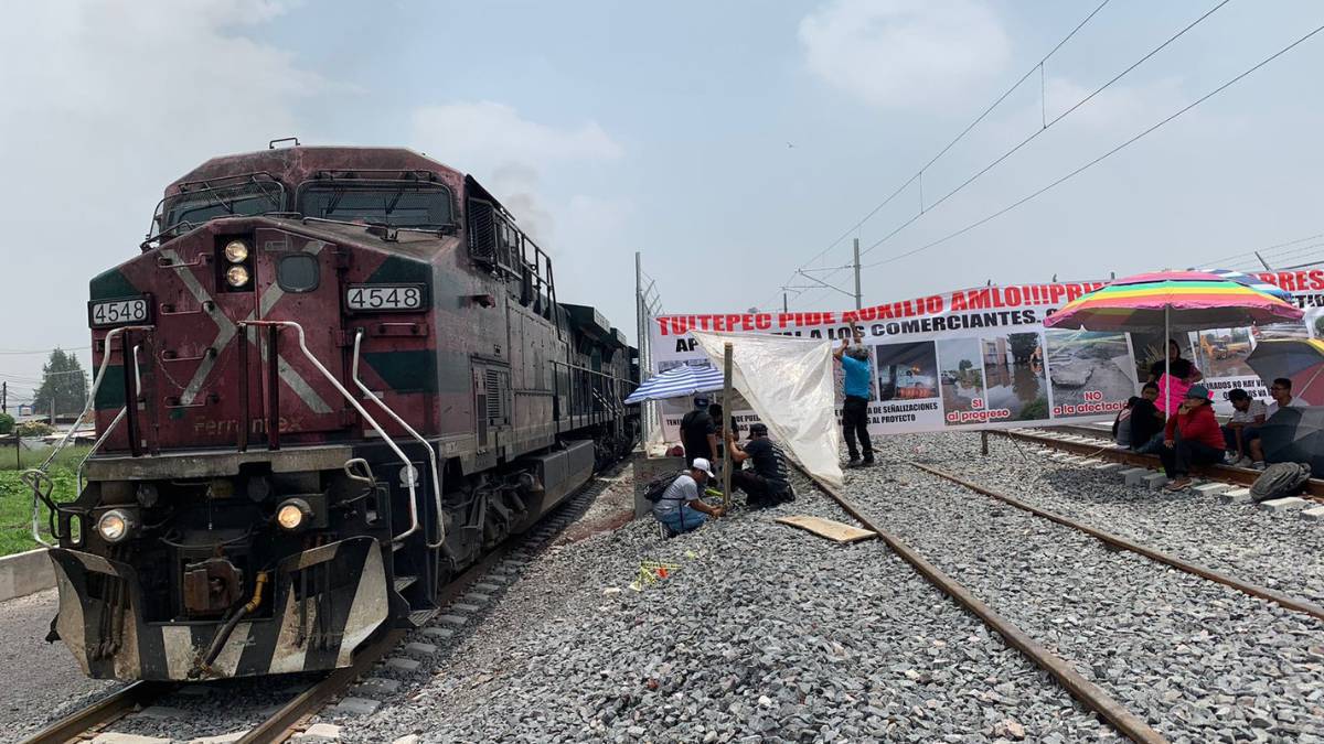 En Tultepec paran trabajos del Tren Suburbano al AIFA