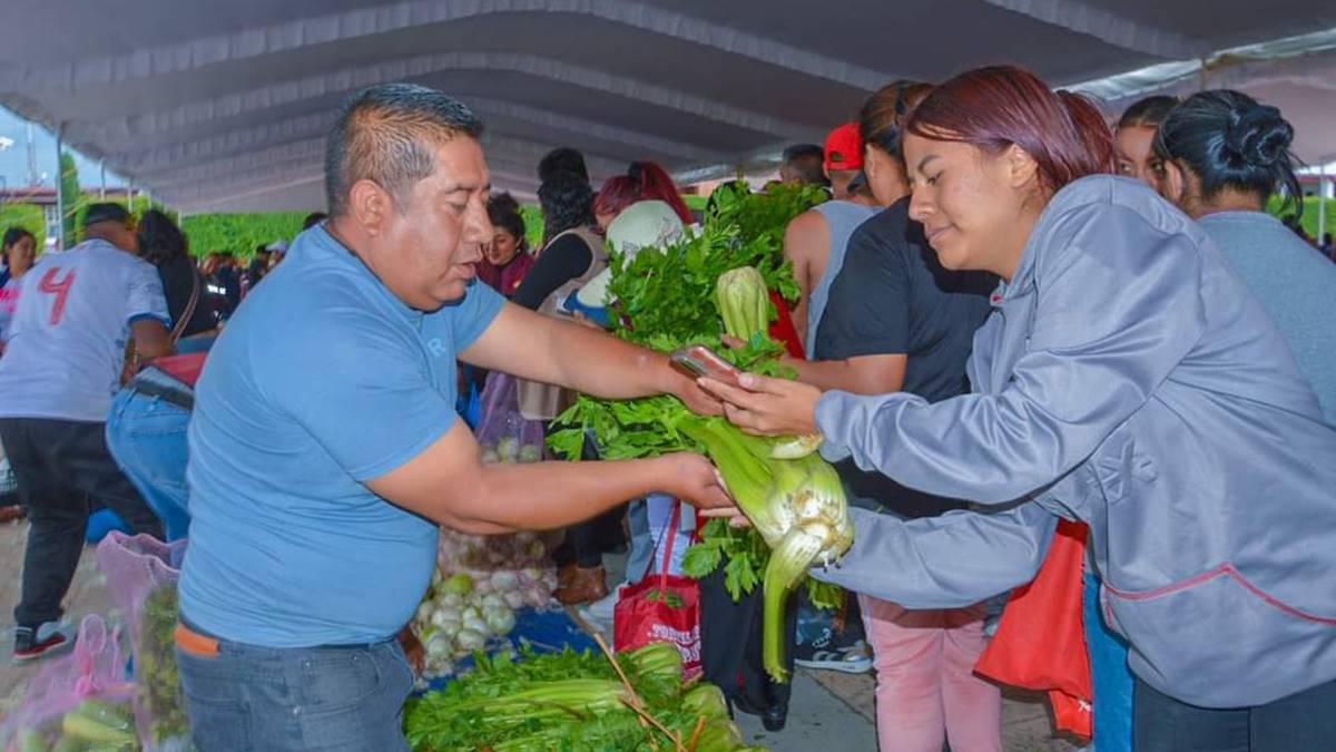 Valle de Chalco: ofrecen canasta verde con productos de hasta un peso