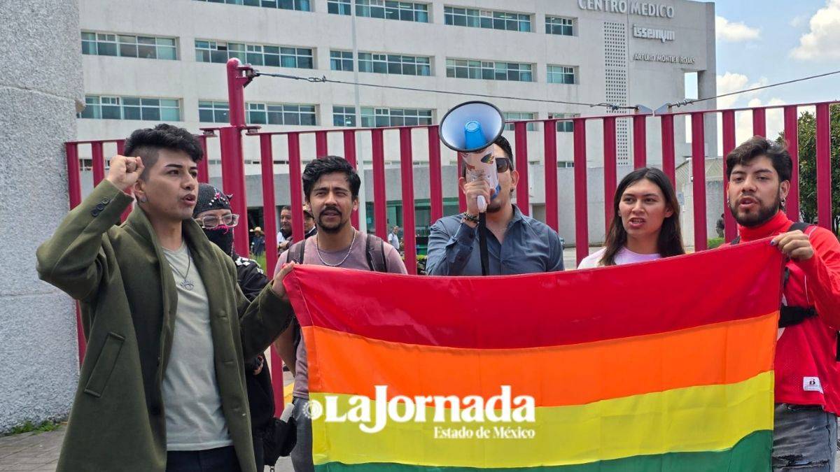 Protestan en ISSEMYM por desbasto de medicamentos para VIH