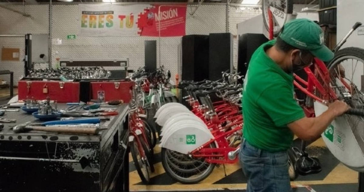 Donan 100 unidades de Ecobici al Parque Ecológico Lago de Texcoco; las destinan para clases