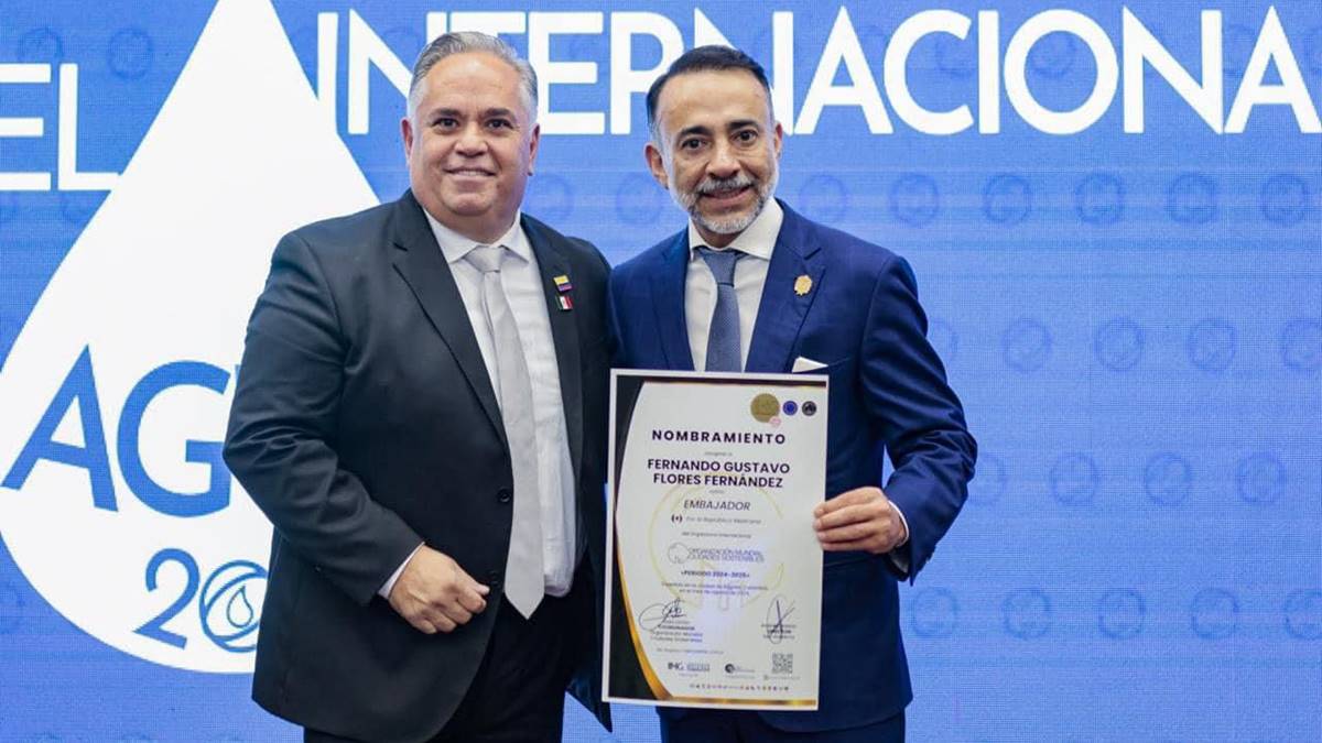 Metepec: Fernando Flores es nombrado Embajador de la Organización Mundial de Ciudades Sostenibles