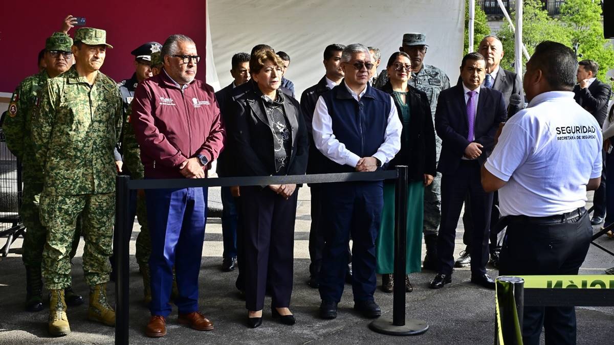 “Intercambiamos armas por oportunidades”,  afirma Delfina Gómez durante Inicio del Programa Canje