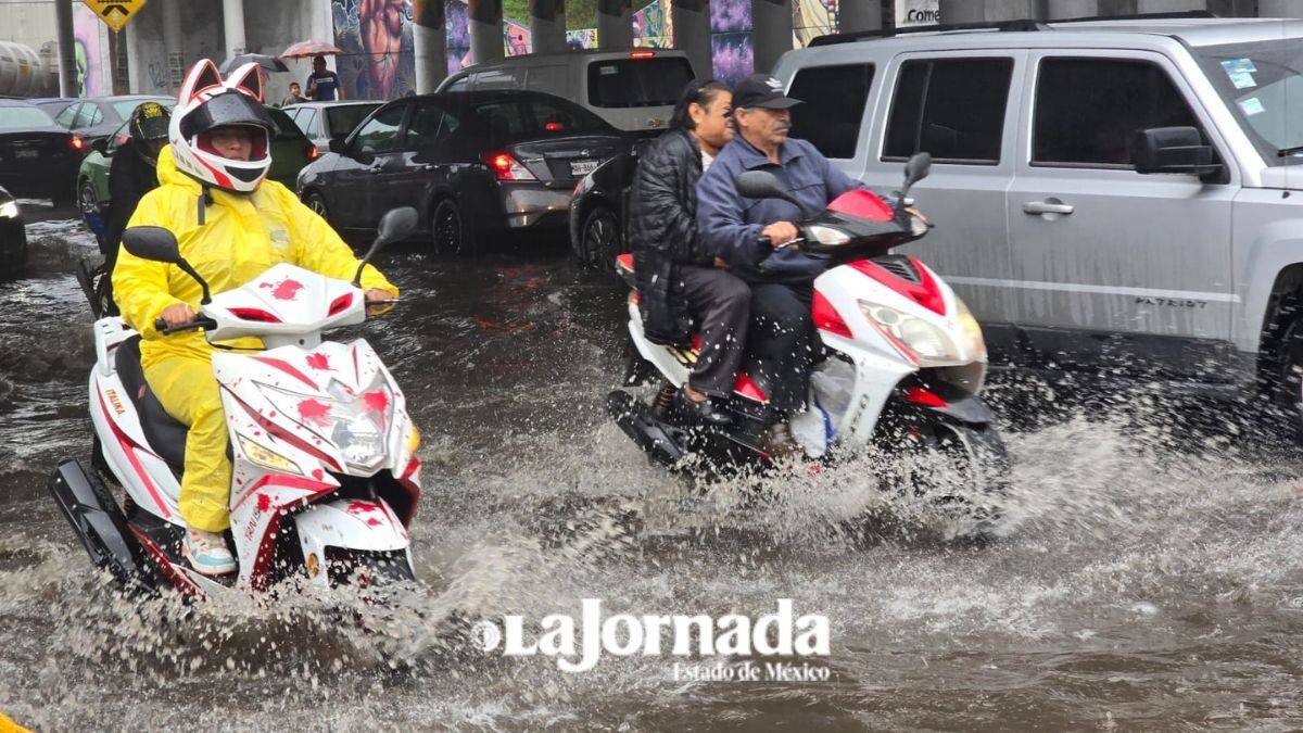 Se aleja onda tropical, pero lluvias continúan en Edomex