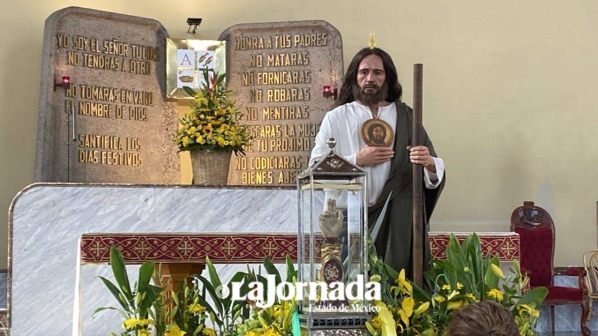 Nezahualcóyotl: miles de feligreses acuden a venerar reliquias de San Judas Tadeo