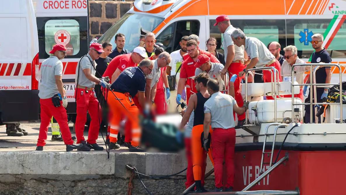 Sicilia: Se hunde yate de lujo, ya recuperaron cinco cadáveres