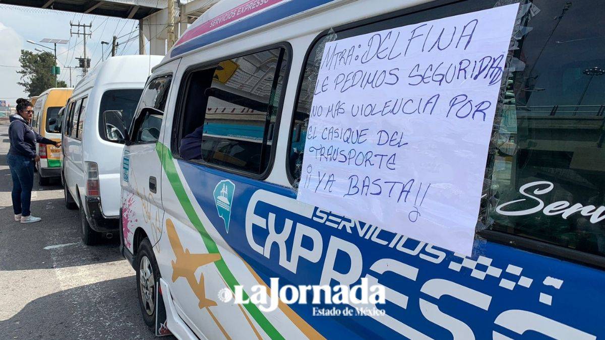 Transportistas exigen seguridad tras agresión a unidades en Tecámac