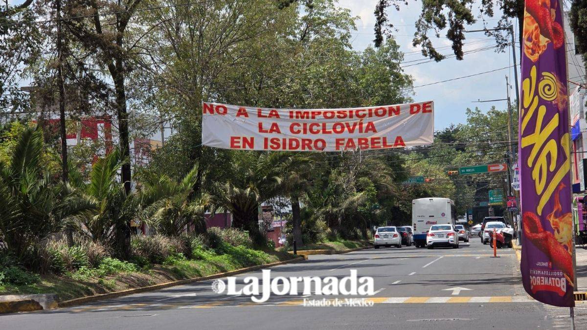 Ciclovía de Isidro Fabela sí va, asegura secretario de Movilidad