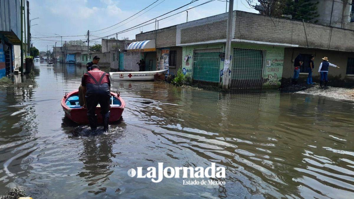 En riesgo 40 mil vecinos de Chalco por lluvias