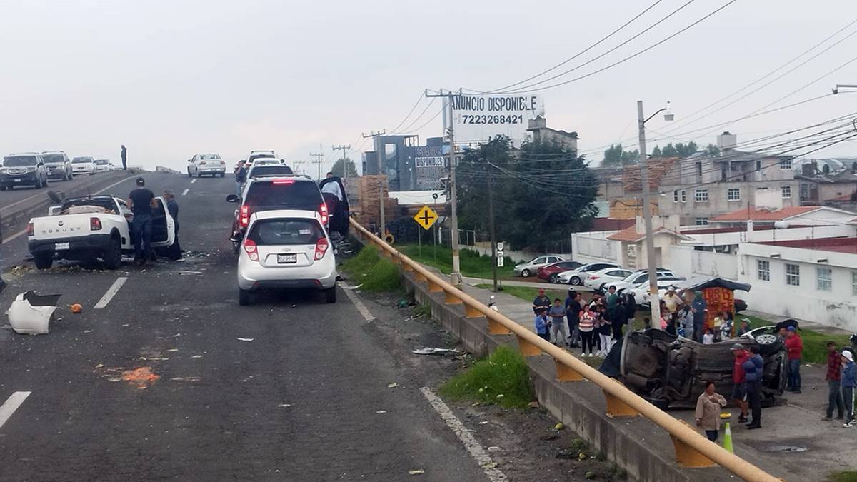 Toluca- Naucalpan: Accidente deja a una persona sin vida