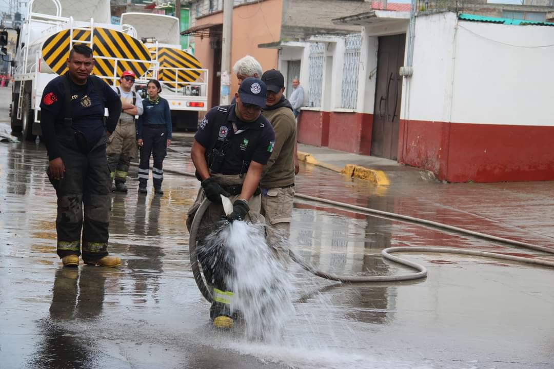 Amecameca: concluye limpieza tras desbordamiento de río