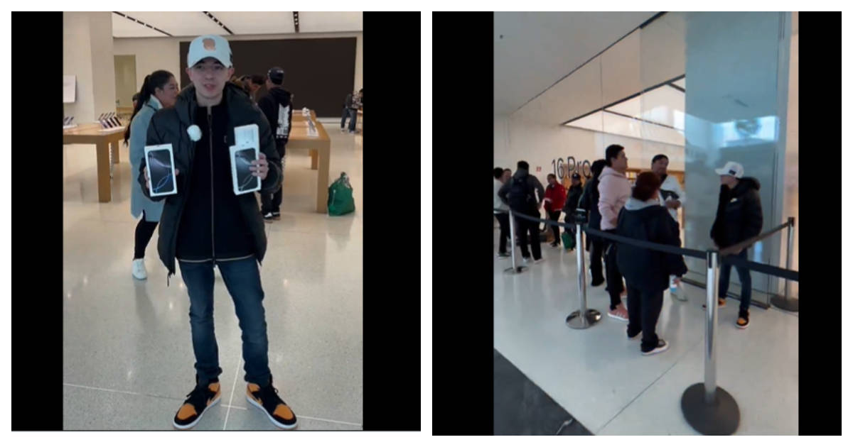 ¡Se logró! Mauricio, el primer mexicano en comprar el iPhone 16; hubo largas filas